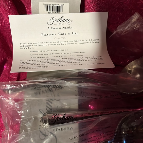 Gorham Crown Tip Serving Set Stainless 3 pc hostess set - Picture 5 of 5